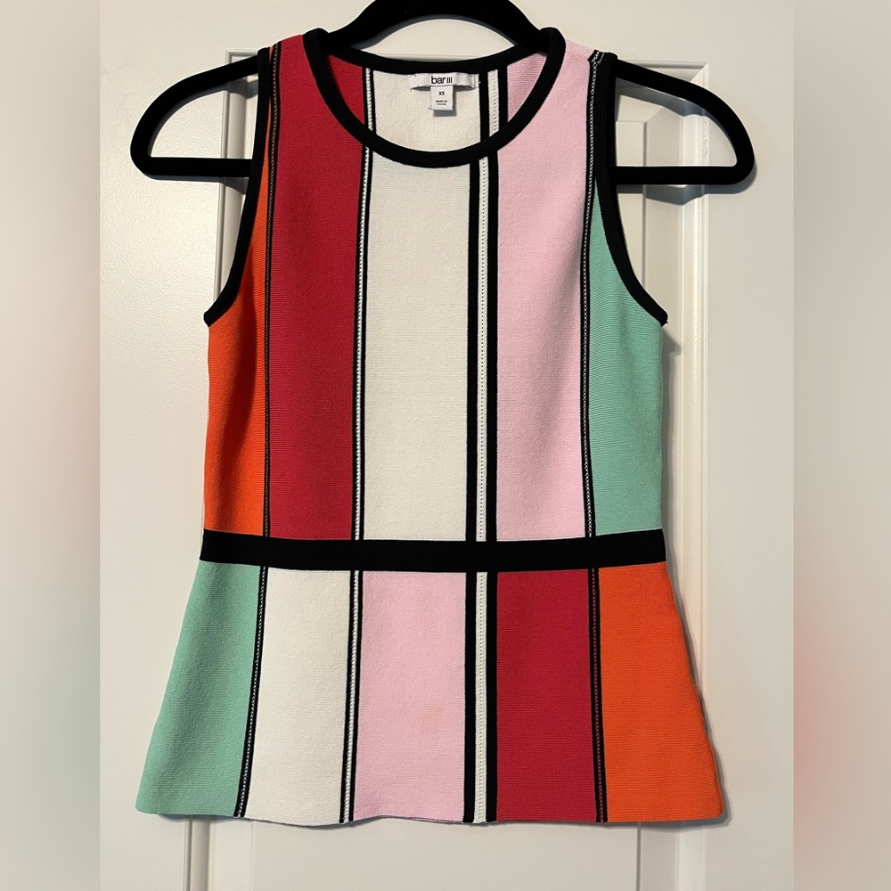 Bar III Color Block Top